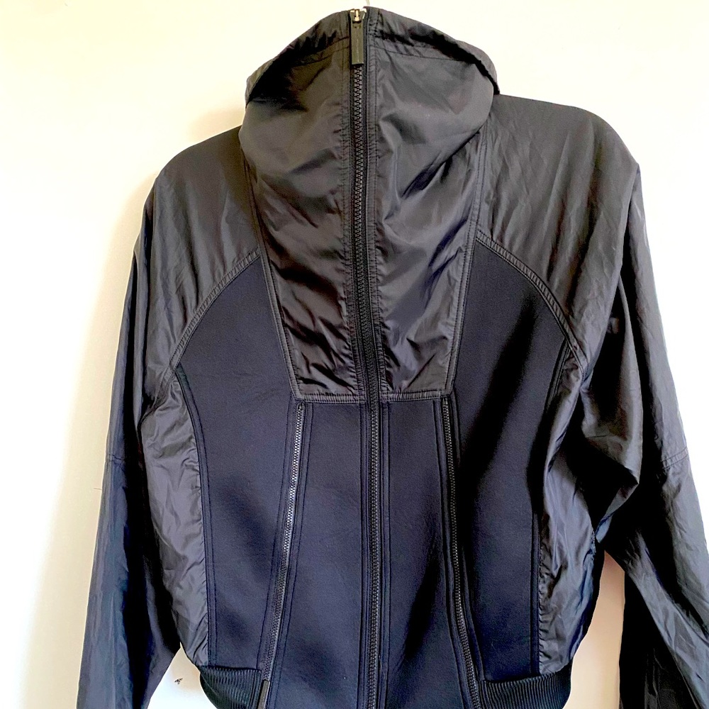 NWOT Adidas by Stella McCartney black windbreaker - S